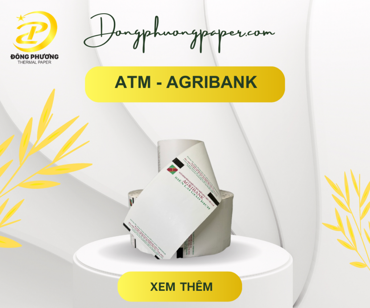 Biên lai giao dịch ATM Agribank