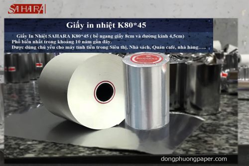 Giấy in nhiệt K80*45